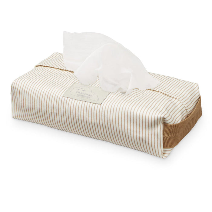 Cam Cam Copenhagen – Wet Wipe Cover – GOTS Classic Stripes Camel