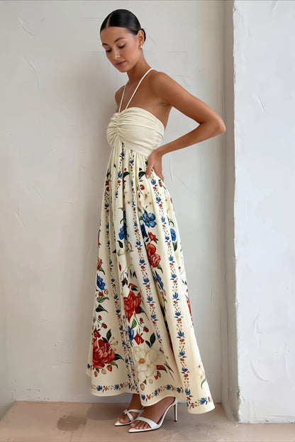 Cami Floral Vacation Maxi Boho Dress