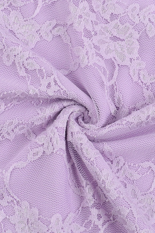 Cami Lace Split Hem Mini Dress