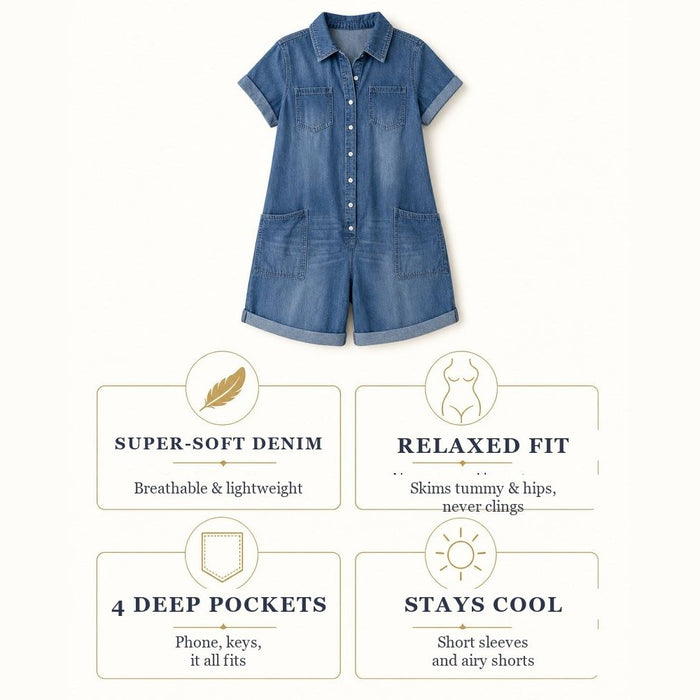 4 reasons to love the Capri Denim Romper