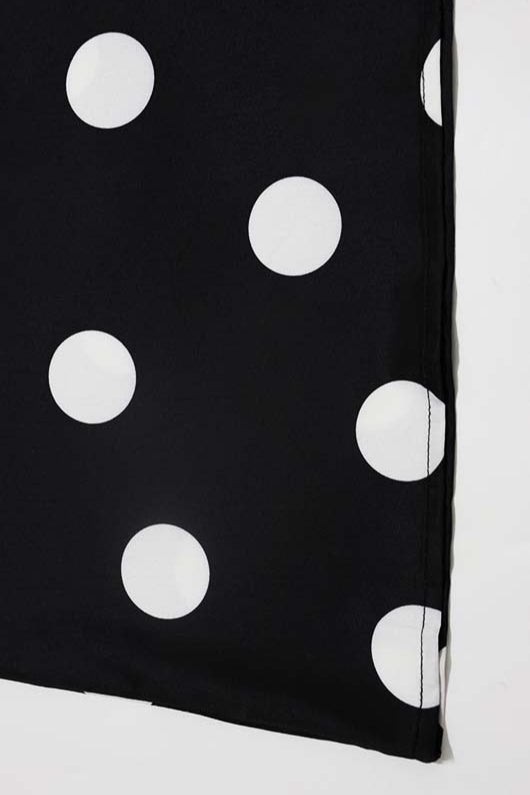 Casual Patchwork Polka Dot Maxi Dress