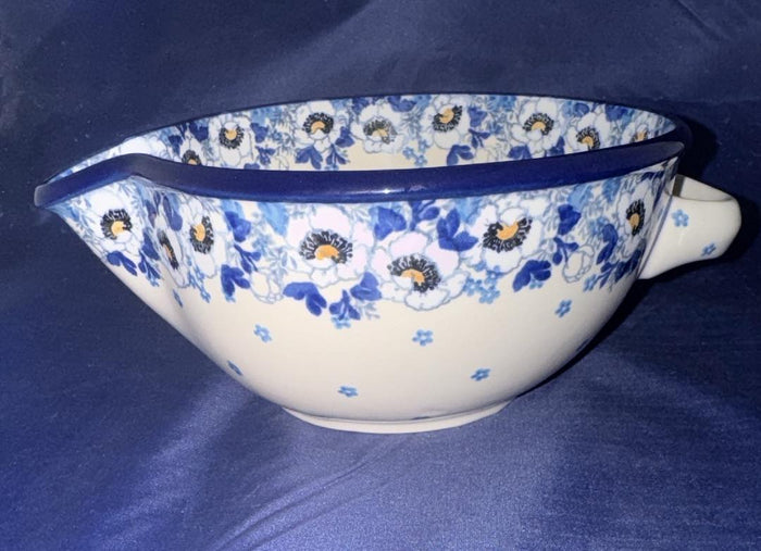 Ceramika Artystyczna Blue Cherry Batter Bowl - Shape: 240 - Pattern: Blue Cherry (2222)