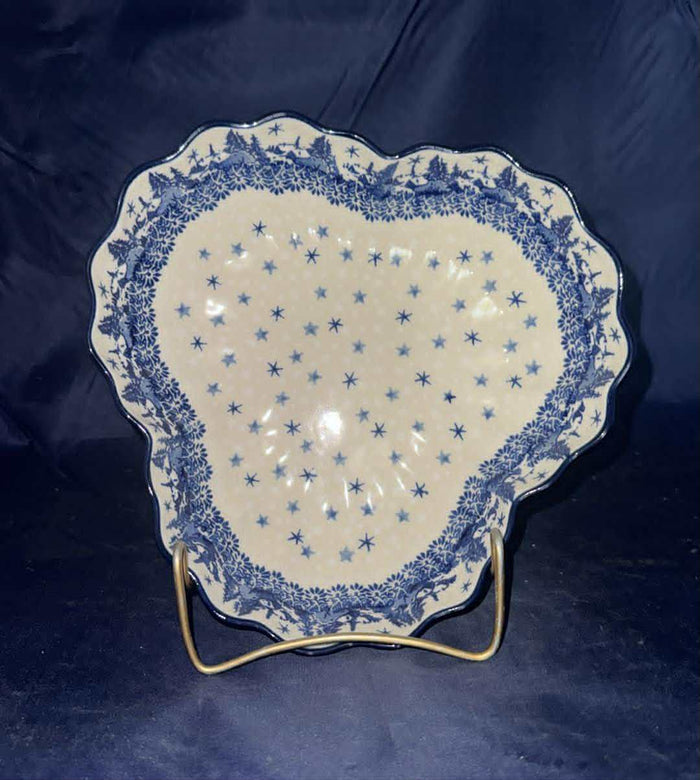 Ceramika Artystyczna Dr. Zhivago 9" Fluted Bowl - Shape: B65 - Pattern: Dr. Zhivago (2329X)