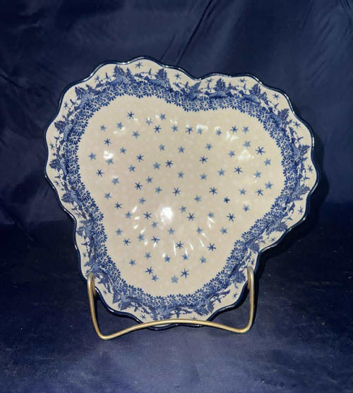 Ceramika Artystyczna Dr. Zhivago 9" Fluted Bowl - Shape: B65 - Pattern: Dr. Zhivago (2329X)