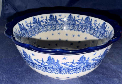 Ceramika Artystyczna Dr. Zhivago Scalloped Bowl - Shape: 288 - Pattern: Dr. Zhivago (2329X)