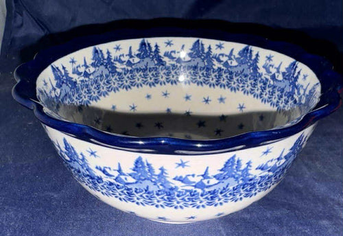 Ceramika Artystyczna Dr. Zhivago Scalloped Bowl - Shape: 288 - Pattern: Dr. Zhivago (2329X)