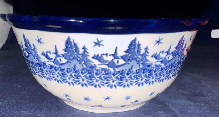Ceramika Artystyczna Dr. Zhivago Scalloped Bowl - Shape: 288 - Pattern: Dr. Zhivago (2329X)