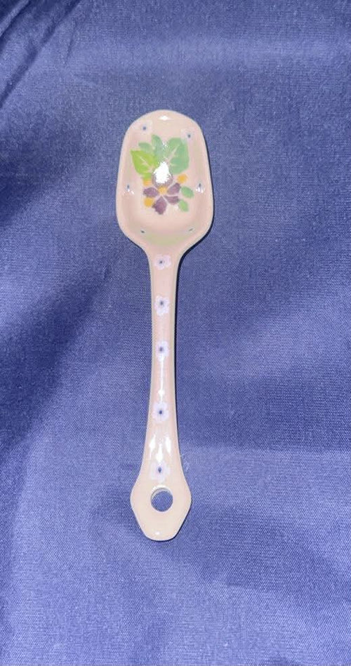 Ceramika Artystyczna Plum Shovel Spoon - Shape: 889 - Pattern: Plum (2509X)