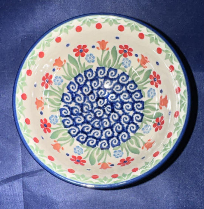 Ceramika Artystyczna Renee's Garden Small Tulip Bowl - Shape: F18 - Pattern: Renee's Garden (2649X)