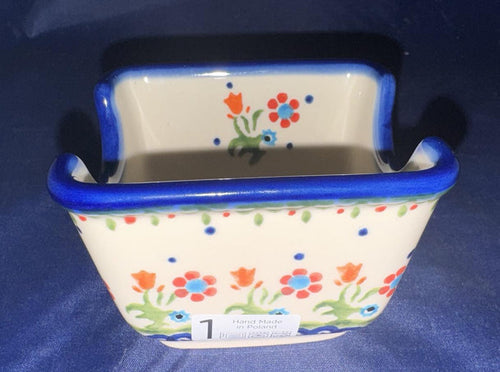 Ceramika Bona Renee's Garden Sugar Packet Holder - Shape: 207 - Pattern: Renee's Garden (D19)