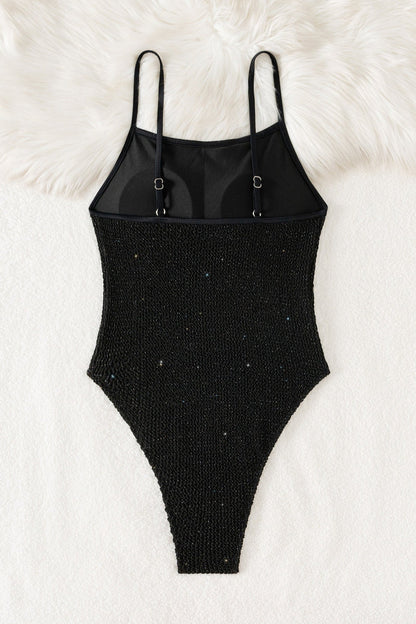 Chic Ruched Bodycon One Piece Swimwear