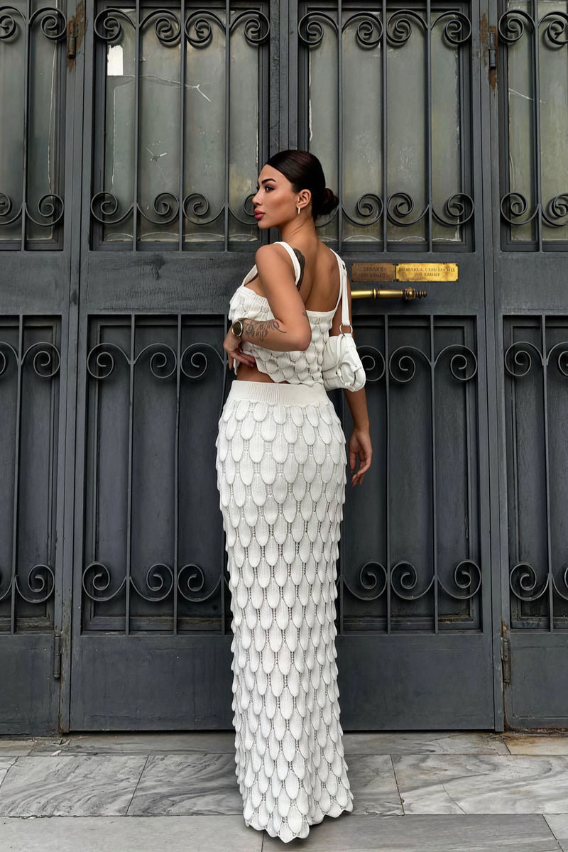 Chic Scale Print Cami Set With Mini Skirt Two Piece Set