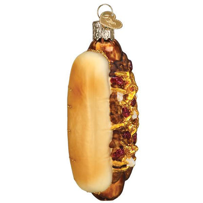 Chili Cheese Dog Ornament