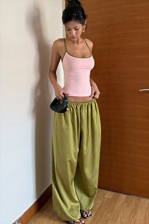 Color Block Cami Pant Two Piece Set