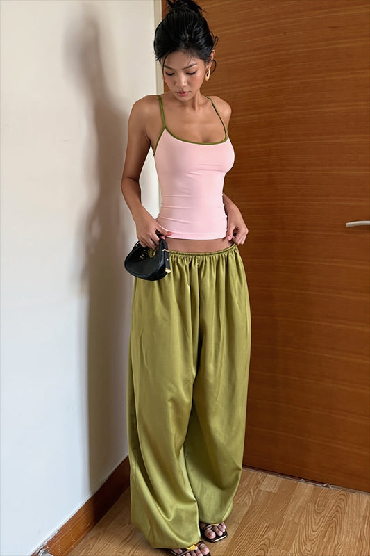 Color Block Cami Pant Two Piece Set