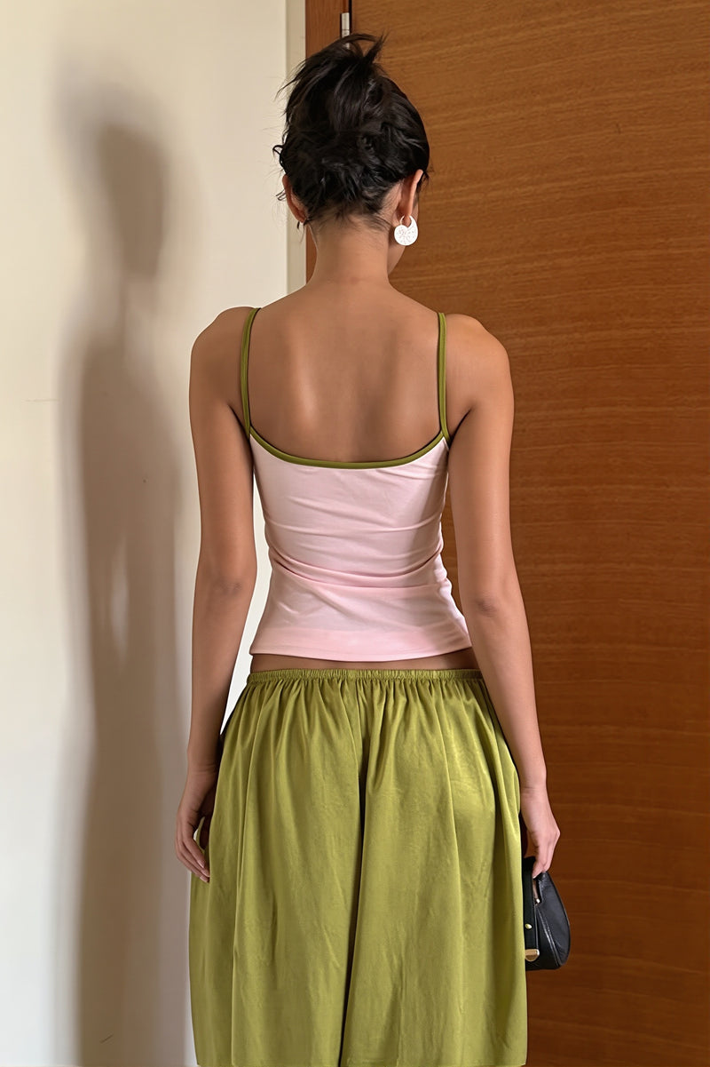 Color Block Cami Pant Two Piece Set