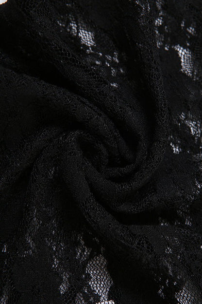 Contrast Lace Solid Sexy Cami Top