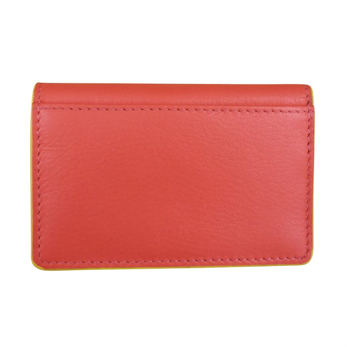 Coral Envelope Business Card Wallet - Ali's Wagon