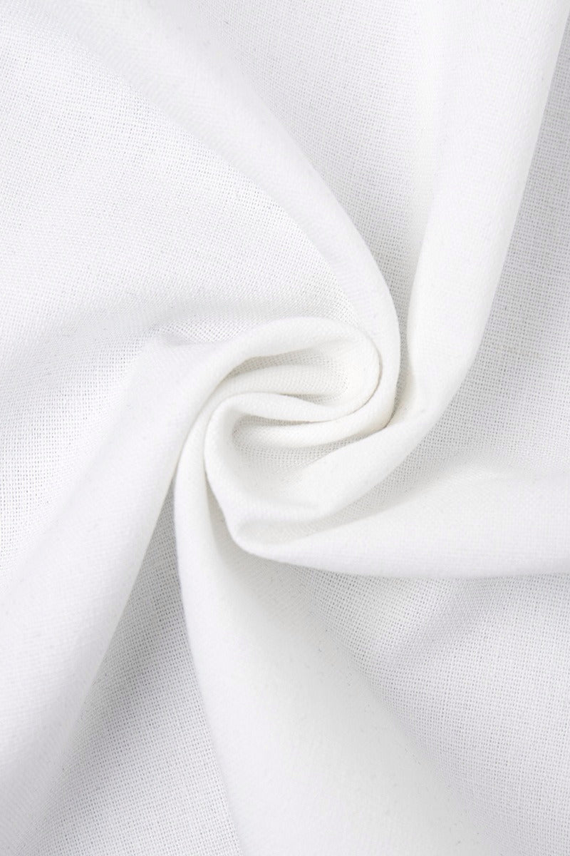 Cotton Linen Vest Two Piece Set
