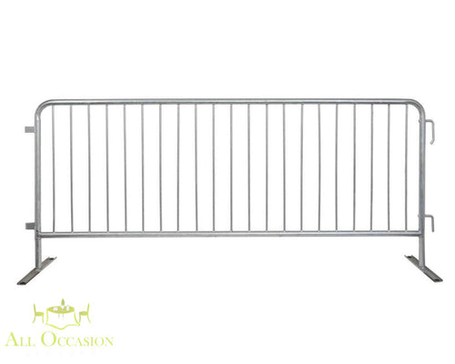 Crowd Control Fence Rental 8ft portable barrier, perfect for events, crowd management, and securing perimeters.