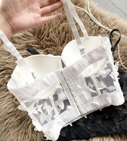 Cute 3D butterfly vest S35