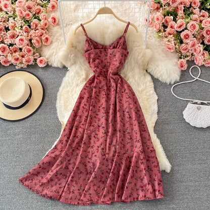 Cute A line flora short dress fashion dress S06