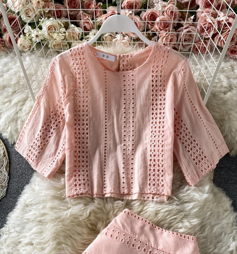 Cute A line two pieces dress fashion dress S08