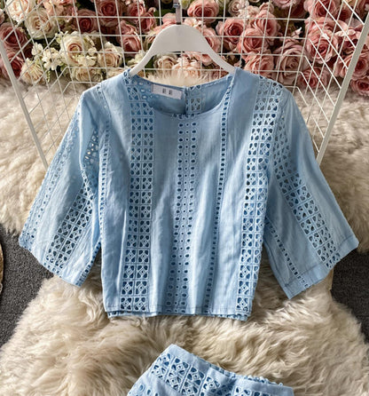 Cute A line two pieces dress fashion dress S08