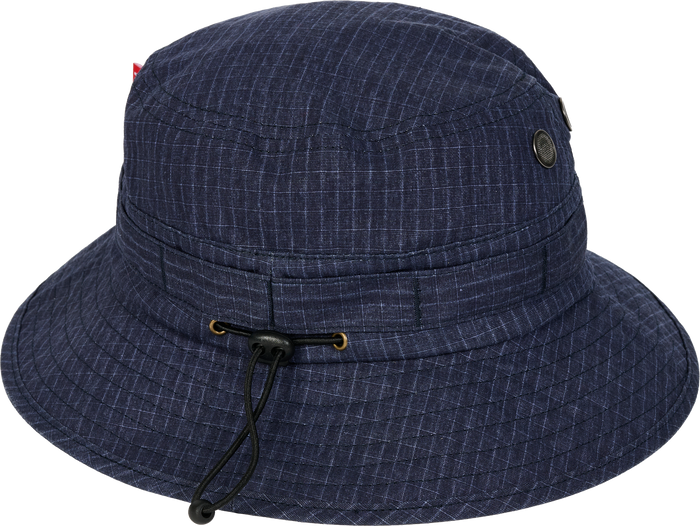 DASHED LINE WASHED BOONIE BLUE