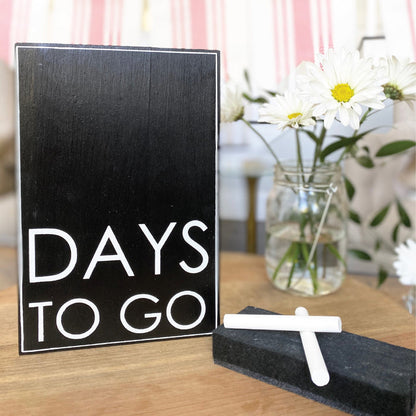Days To Go Vertical Countdown <br>Shelf Block