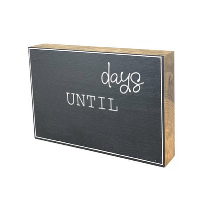 Days Until Large Countdown <br>Shelf Block