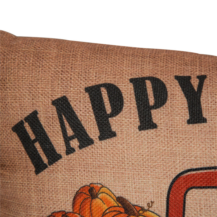 Decorative Pillow Happy Harvest Truck Pillow