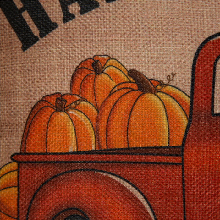 Decorative Pillow Happy Harvest Truck Pillow