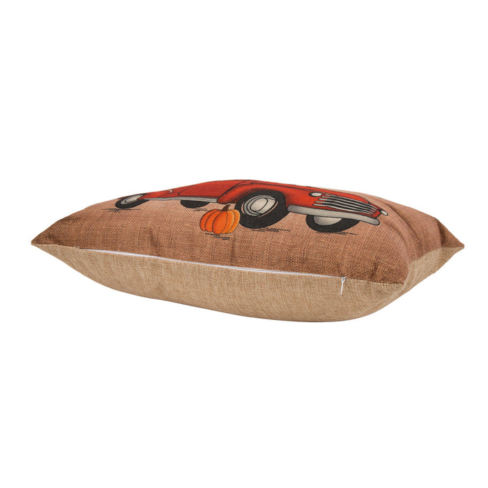 Decorative Pillow Happy Harvest Truck Pillow