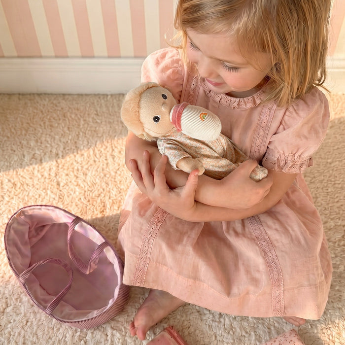 Dinkum Dolls – Binky Magnetic Bottle & Pacifier Set - Mabel & Fox