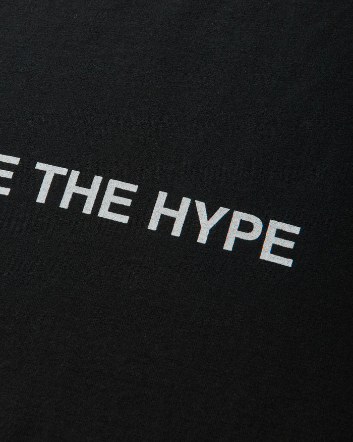Slam Jam Don'T Believe The Hype T-Shirt Black T-Shirts Shortsleeve SJPRDONS BLK