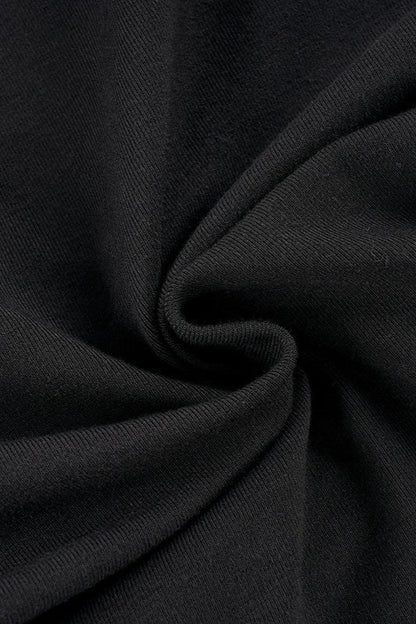 Double Button V Neck Fitted Blouse