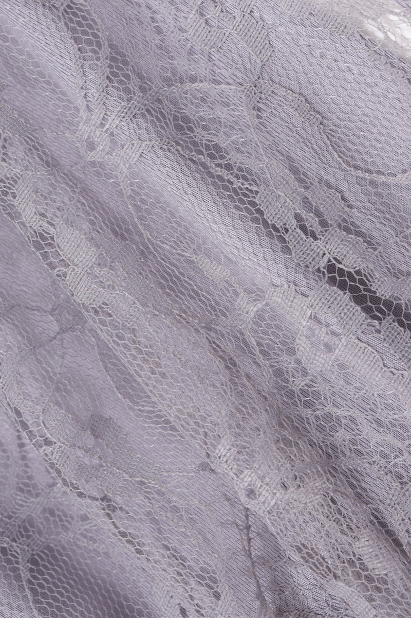 Elegant Irregular Sheer Lace alter Top