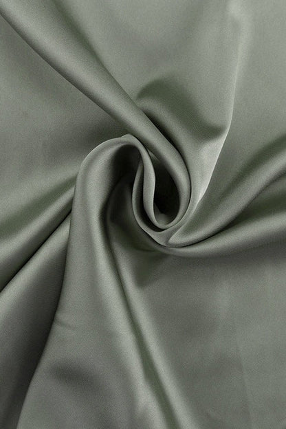 Elegant Satin Ruffle Romantic Mini Dress
