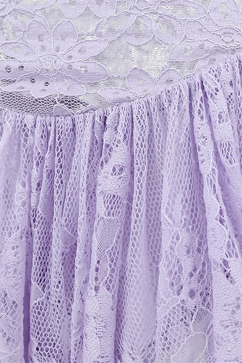 Eyelash Lace Spaghetti Strap Mini Dress
