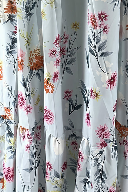 Floral Cami Flowy Swing Long Boho Dress