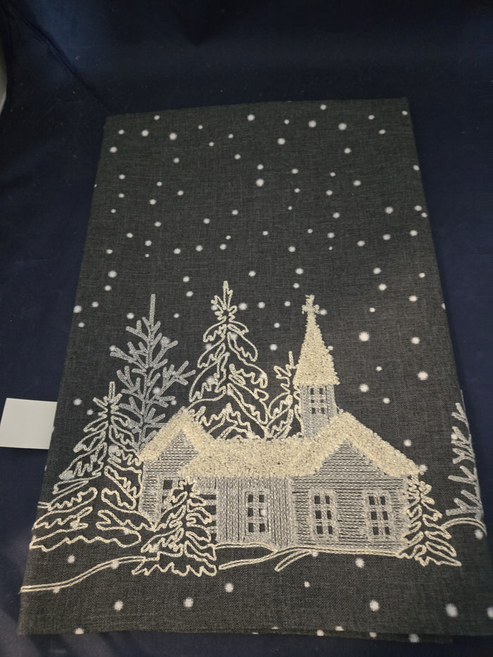 German Church 34 Inch Table Topper