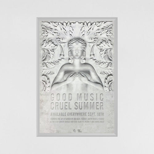 Good Music 2012 Cruel Summer Poster By Virgil Abloh