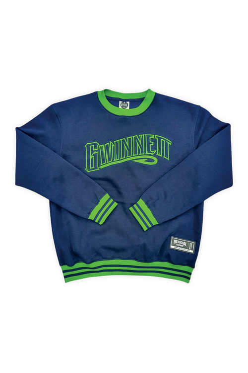 [ Gwinnett Stripers ] Navy Comfort Crew - Official League