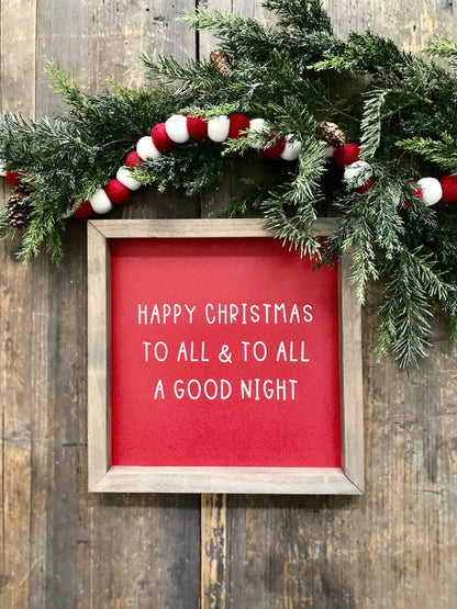 Happy Christmas To All <br>Framed Print