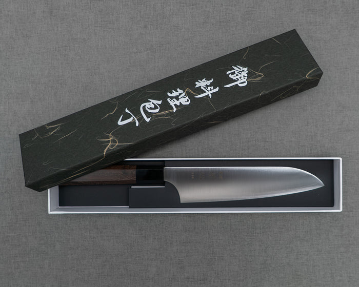 Hatsukokoro "Hayabusa" Aogami Super 180mm Santoku