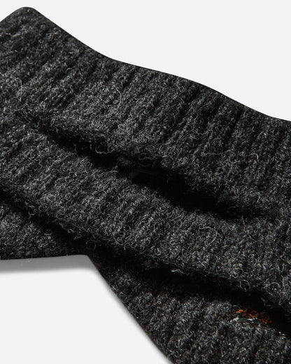 ROA Hawk Wool Knit Ear Warmer Graphite Hats Beanies YBUW296YA16 GRY0045