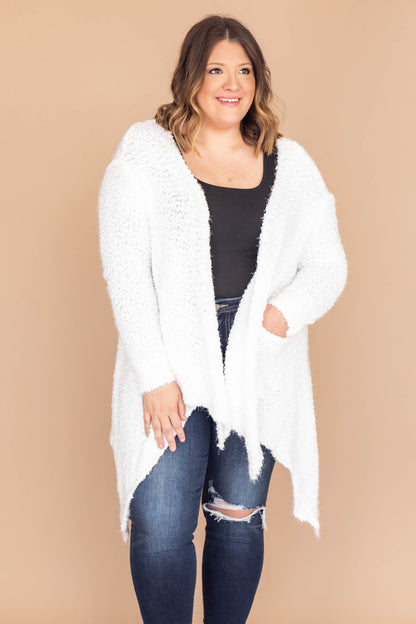 Heart Set On You Popcorn Ivory Cardigan