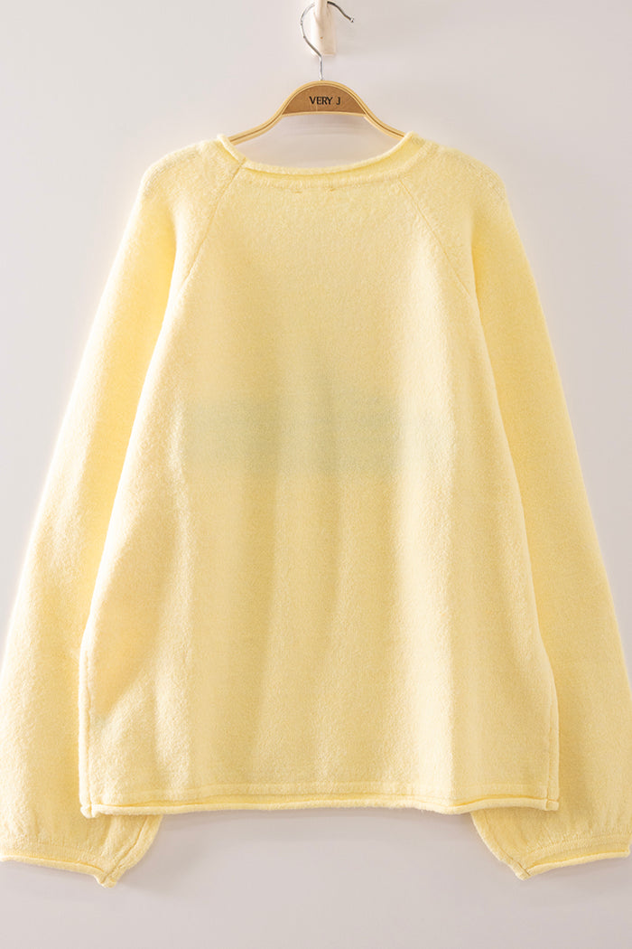 Here Fishy Fishy Lightweight Sweater - Curvy Available