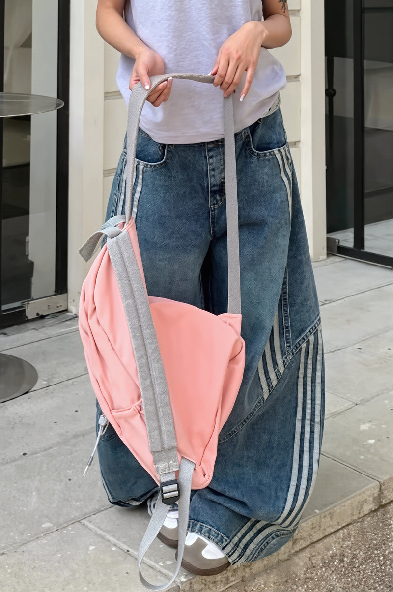 High Waist Barrel Wide Leg Jeans